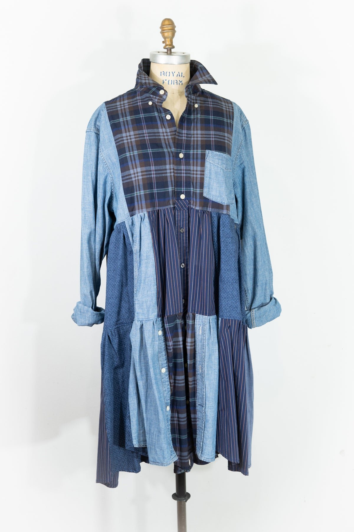 Montclair Reconstructed Shirt Dress #073